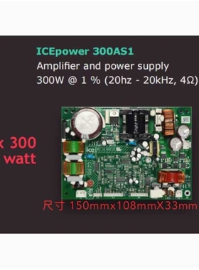原装丹麦 ICEPOWER 300AS1 功放模块 HIFI板单声道功放板