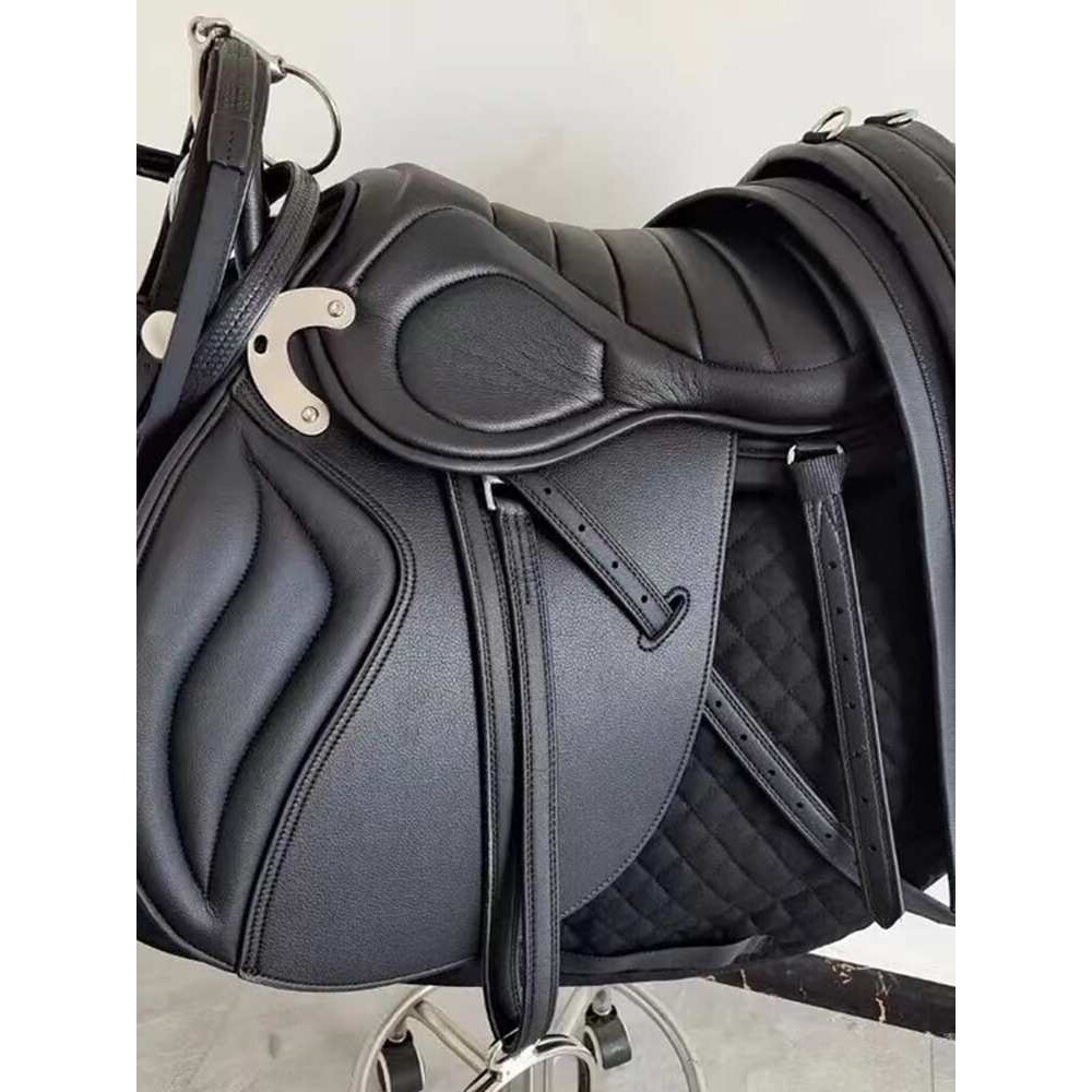 新款综合鞍耐力鞍英式马鞍全套马术教学超纤双肚带障碍鞍马具马术