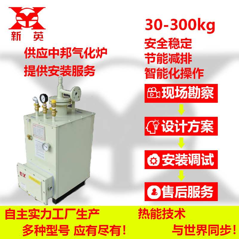 供应安装饭店用节能液化气汽化器100kg汽化炉煤气 中邦牌合格证
