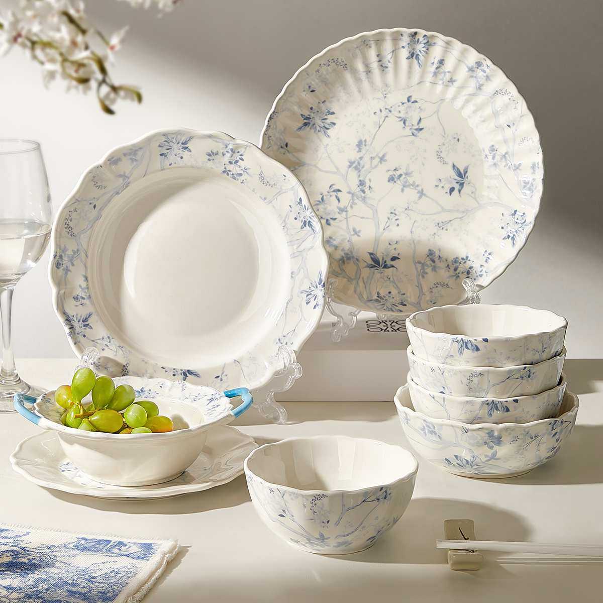 新中式碗碟套装家用2025新款碗筷乔迁之喜餐具礼盒感盘子碗具,模玩/动漫/周边/娃圈三坑/桌游,模型制作工具/辅料耗材,淘宝优惠券,粉丝福利购,淘宝优惠卷