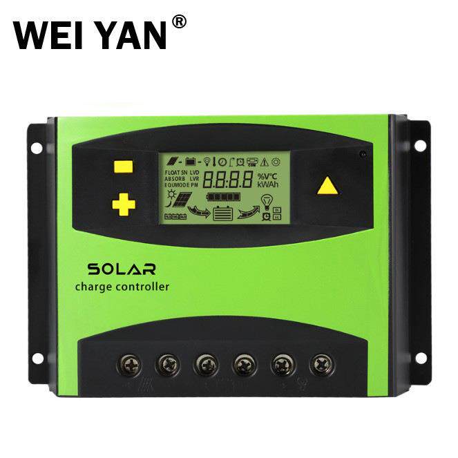 厂家太阳能控制器20a-60a智能照明路灯光伏板充电控制器OEM