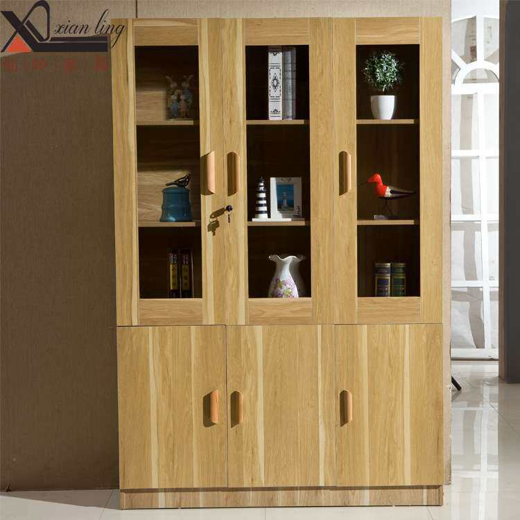 简约现代板式二门三门书柜自由组合书柜书架 简易置物架厂家直供