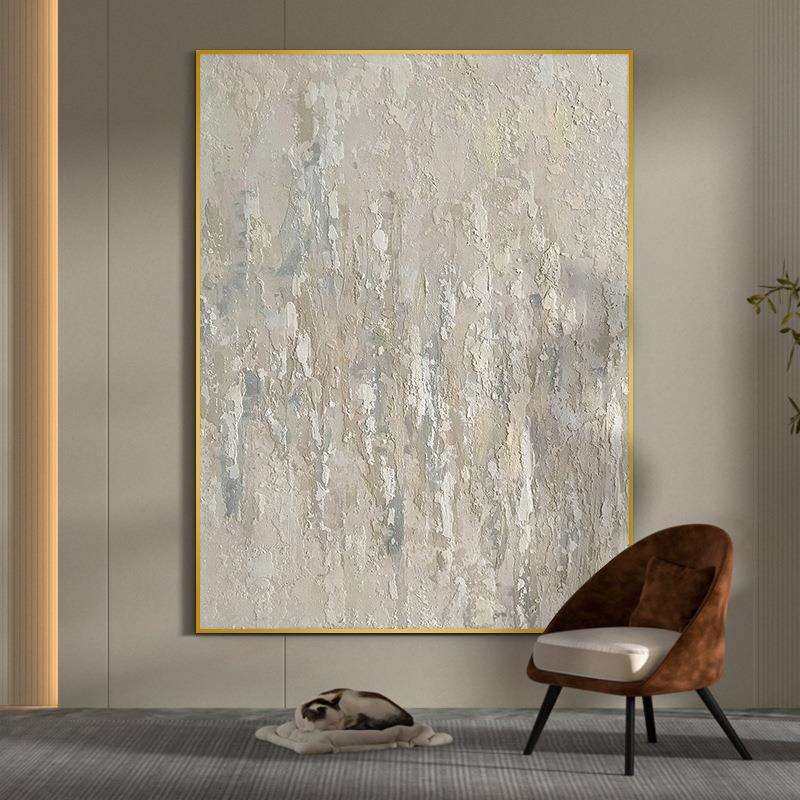 纯手绘油画《时光》客厅装饰画玄关挂画卧室抽象画餐厅现代简约画