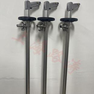 手提式油桶泵HP-A2+SS304-700不锈钢气动插桶泵防爆化工抽液泵
