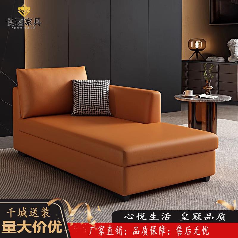 现代简约科技布小户型沙发贵妃躺椅客厅贵妃榻卧室客厅酒店美人榻