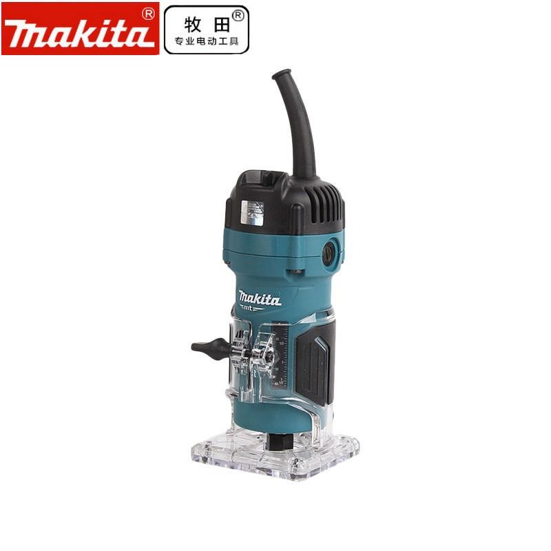 牧田M3700B修边机木工开槽机多功能铝塑板开孔小锣机开榫电动工具