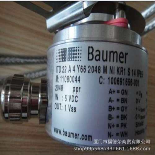 堡盟BAUMER编码器ITD 01 B14 360 H BX KA2 S 4 IP64