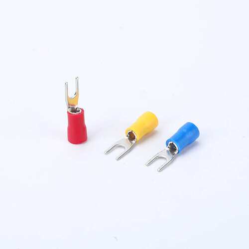 SV2-3.5（3.7）冷压接线端子 叉形U型Y型端头预绝缘铜鼻子1000只