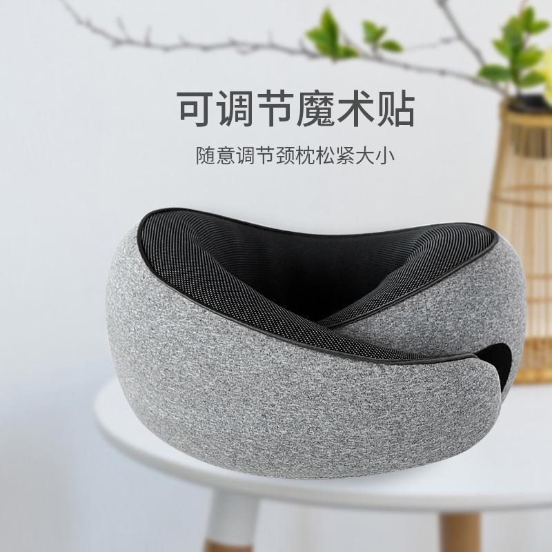 新款记忆棉U型枕办公室旅游出差海绵枕护颈枕头汽车睡觉便携枕