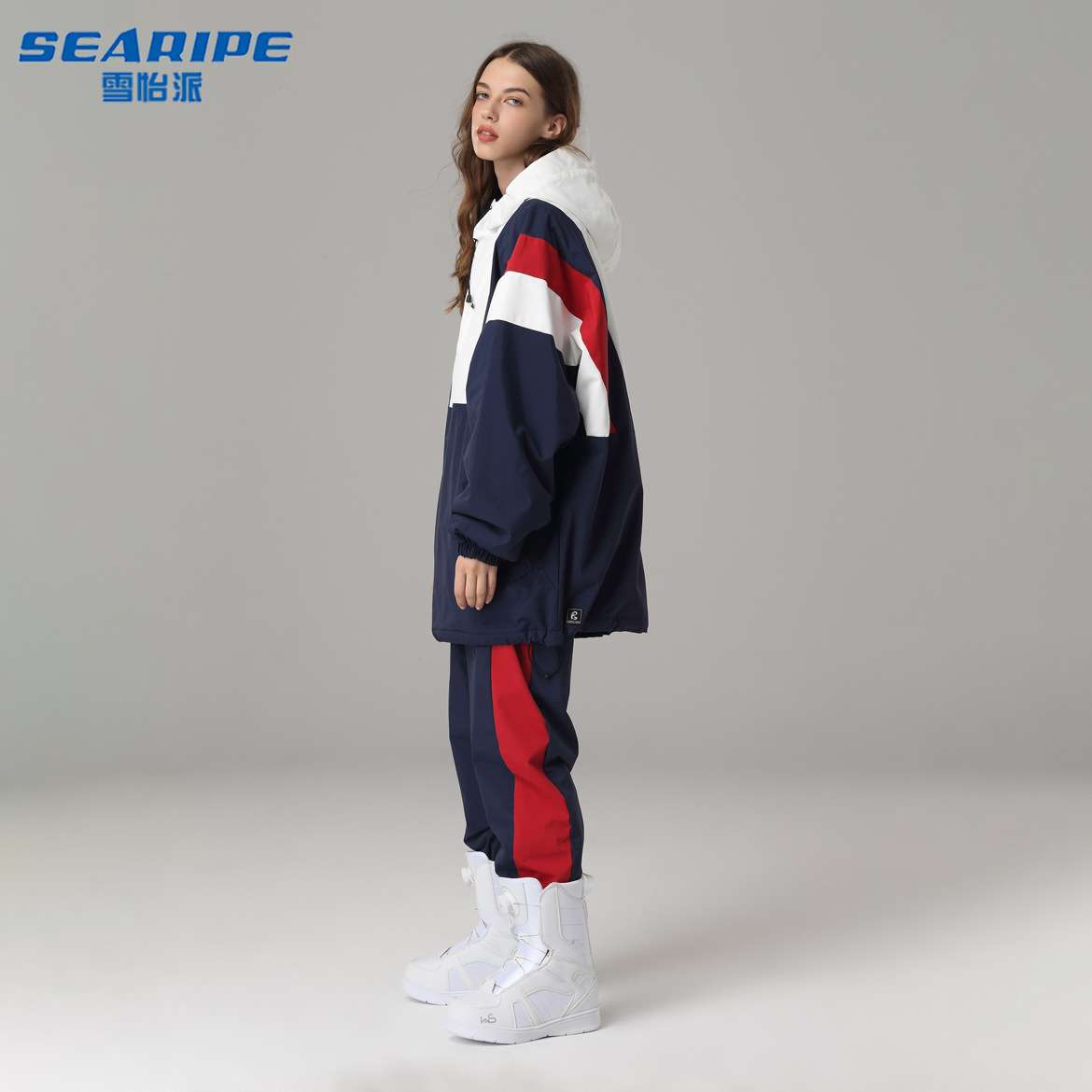 新品男女单板滑雪服嘻哈哈伦风防水防风保暖滑雪服套装单板雪服