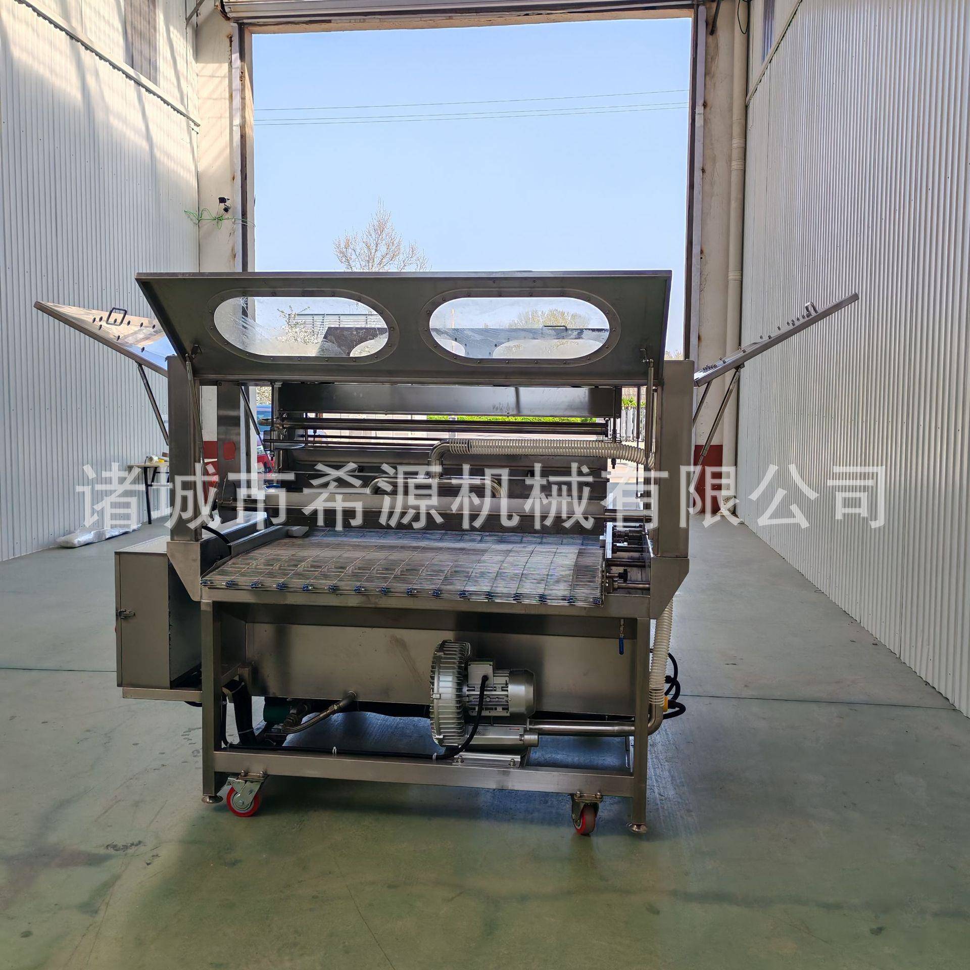 香草面包巧克力涂层冷却机甜甜圈巧克力涂层机蛋糕裹巧克力设备
