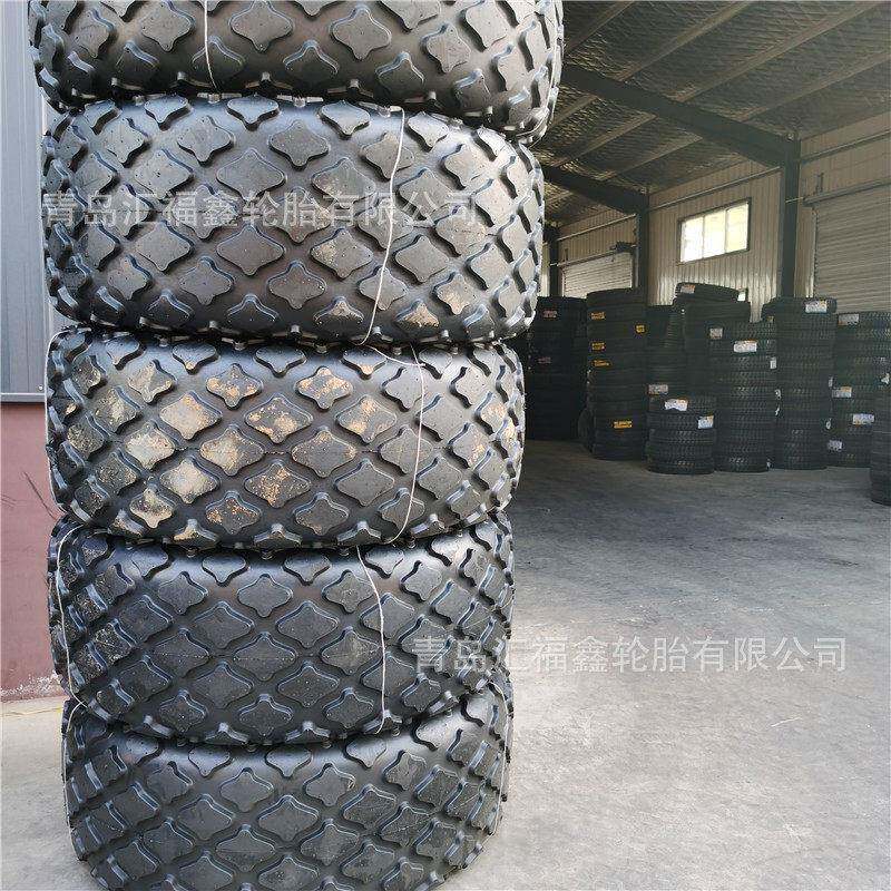 XS122菠萝花纹压路机轮胎三包外胎23.1-26
