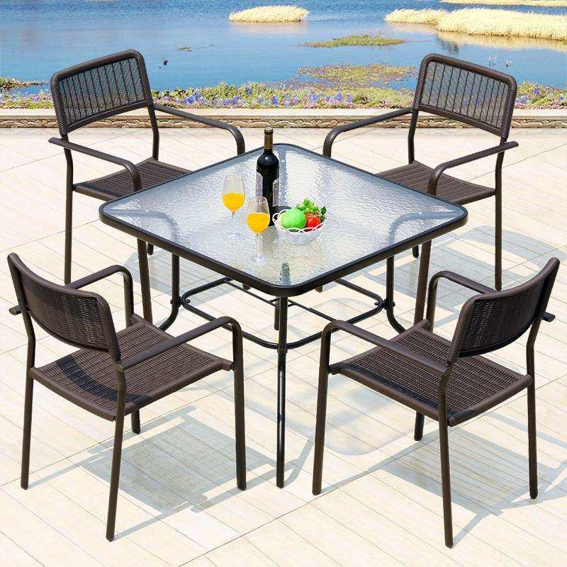 户外桌椅庭院休闲餐椅咖啡厅奶茶店防水防晒露天室外花园阳台藤椅,商业/办公家具,商用藤编家具,淘宝优惠券,粉丝福利购,淘宝优惠卷