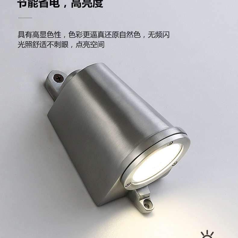 工业风loft户外门头铸铝马蹄壁灯中古复古室内外走廊入户阳台射灯