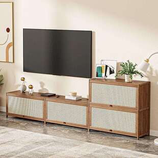 超薄电视柜小户型超窄简约现代客厅组合新款茶几边柜地柜家用储物