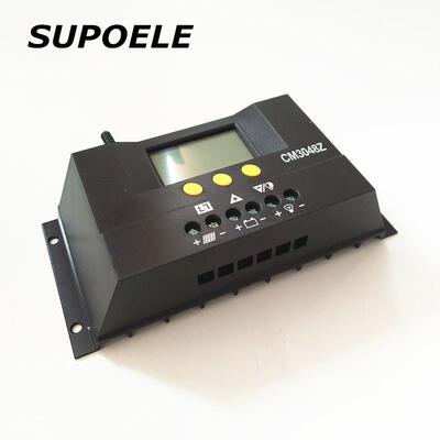 48V太阳能充放电控制器30A LCD液晶显示PWM光伏控制器CM3048Z