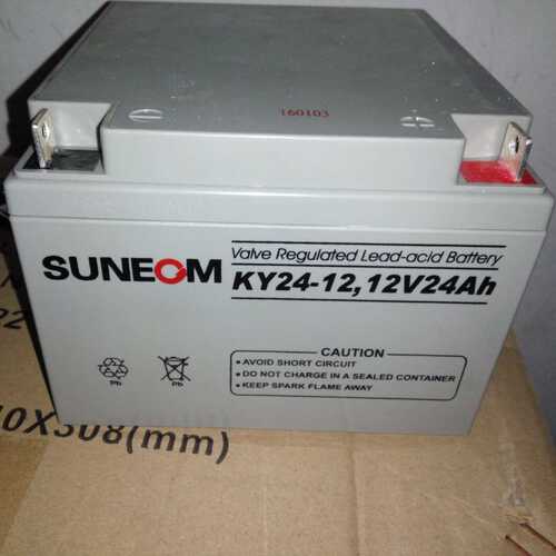 SUNEOM蓄电池UPS电池 新能KY24-12 12V24AH铅酸免维护电池