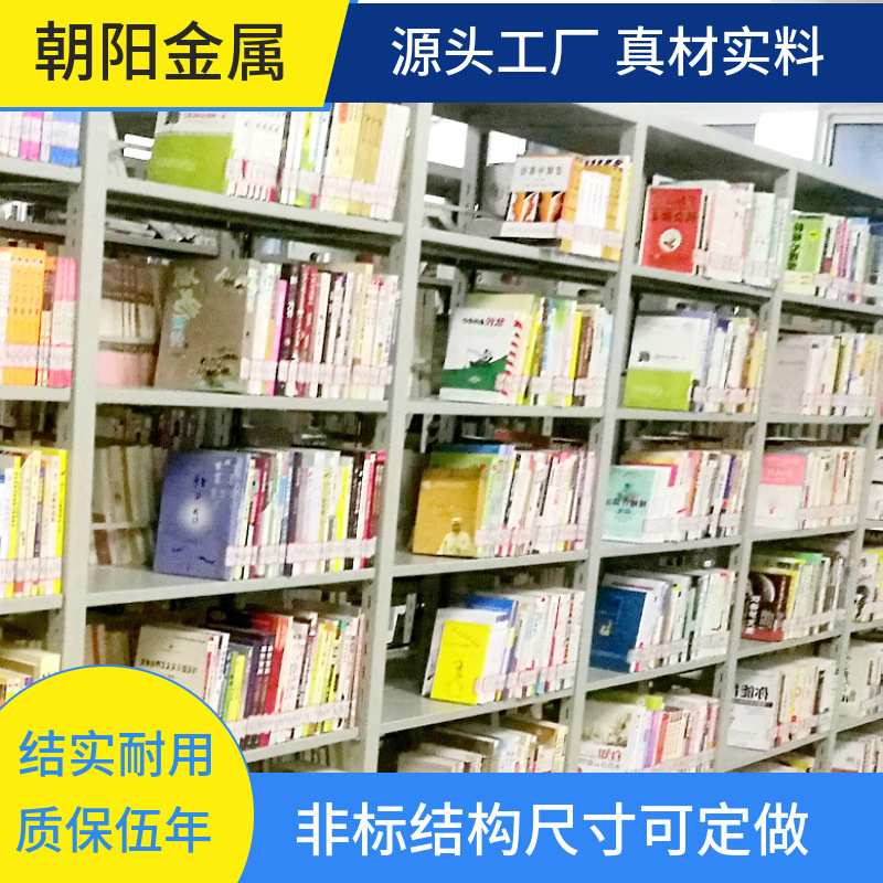 学校阅览室可拆卸拼装书架新华书店钢制书架简易多层置物架可定制
