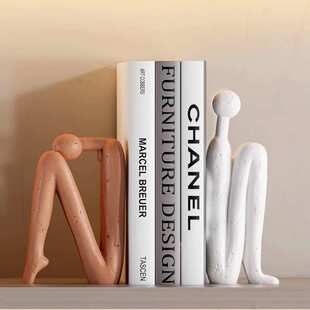 现代艺术高级感小众摆件奶油风客厅电视柜轻奢开放格家居软装饰品