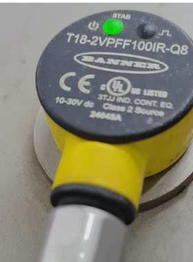BANNER邦纳光电传感器T18-2VPFF100IR-Q8 (802706)