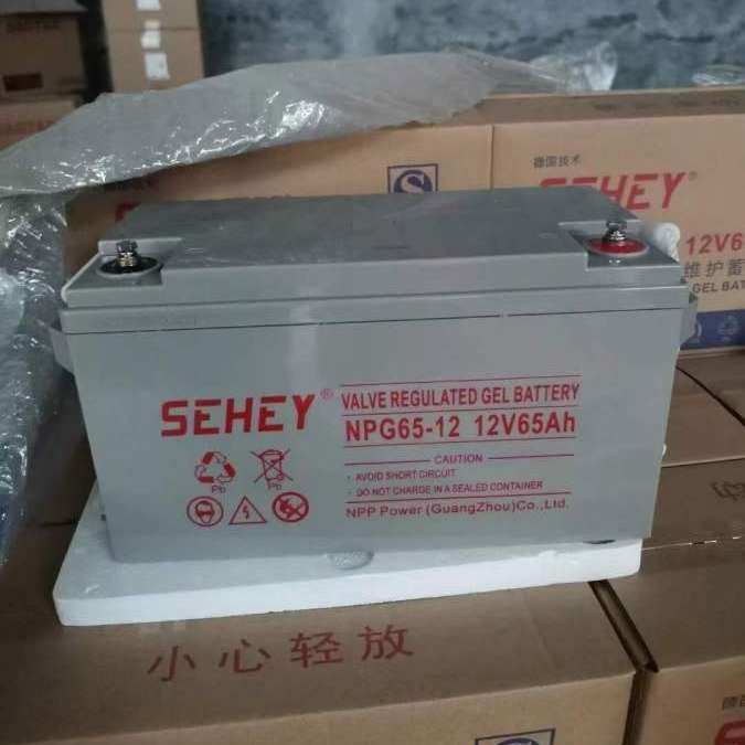 SEHEY西力蓄电池NPG65-12免维护12V65AH 直流屏系统UPS配电柜专用