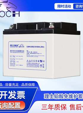 理士DJM1238S铅酸免维护蓄电池直流屏UPS电源太阳能电力免维护电