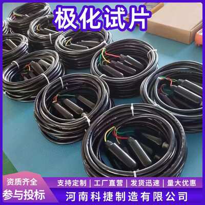 6.5平方模拟漏点极化试片 管道交流干扰检测 极化埋地检查片