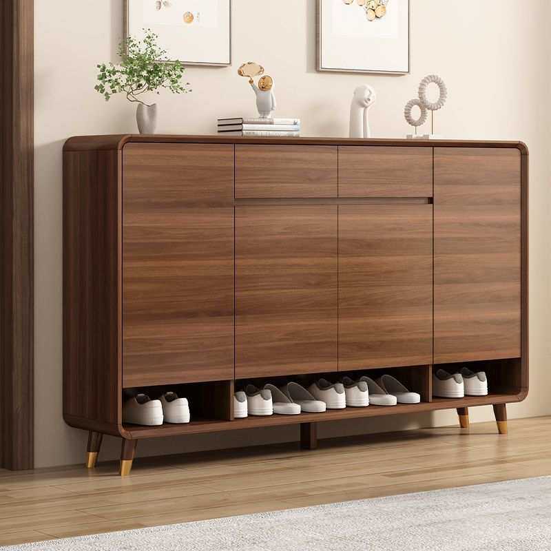 全实木鞋柜家用门口外楼道走廊柜室内入户柜子玄关柜新款耐用鞋架