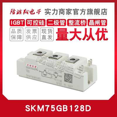 IGBT模块SKM75GB 100GB 145GB 150GB 200GB 300GB 400GB128DE/DN