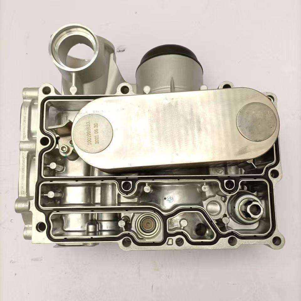 潍柴机油滤清器及冷却器总成1001995518适用潍柴P8发动机
