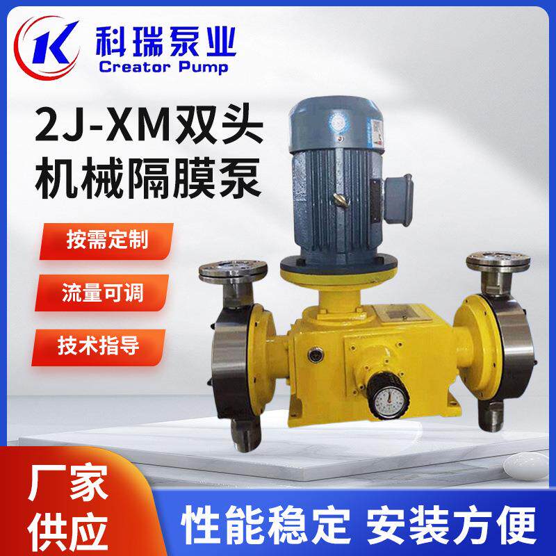 2J-XM双头机械隔膜计量泵电动机械隔膜泵厂家