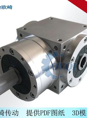 AT075-H-1-S2精密换向器90°转角器小型直角伞齿轮转向器转向箱