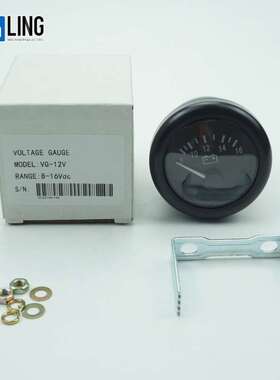 发电机配件电压表 工作电压24v仪表VG-12V 8-16vdc