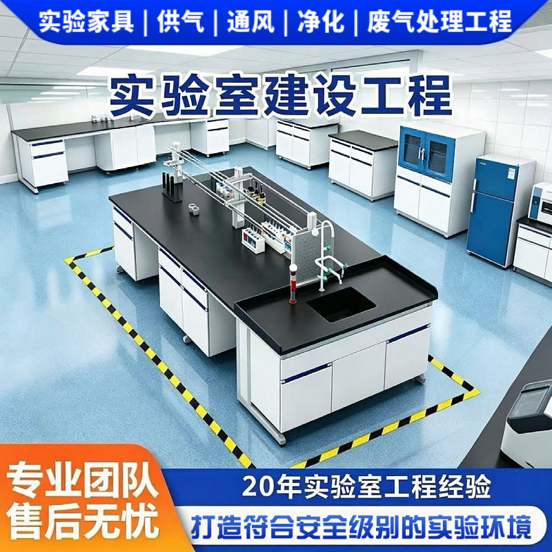全钢木实验台实验室边台试验台实验桌通风柜钢木实验台试验台家具