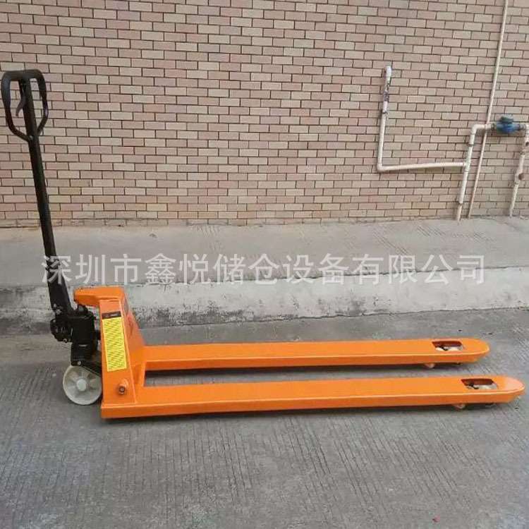 3吨牛力手动叉车 超长型液压搬运车 加长超短型托盘地牛车