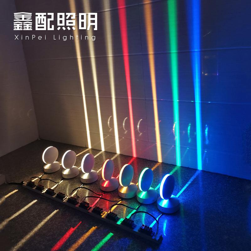 led窗台灯户外防水创意壁灯窗口灯360°发光走廊过道装饰灯射线灯
