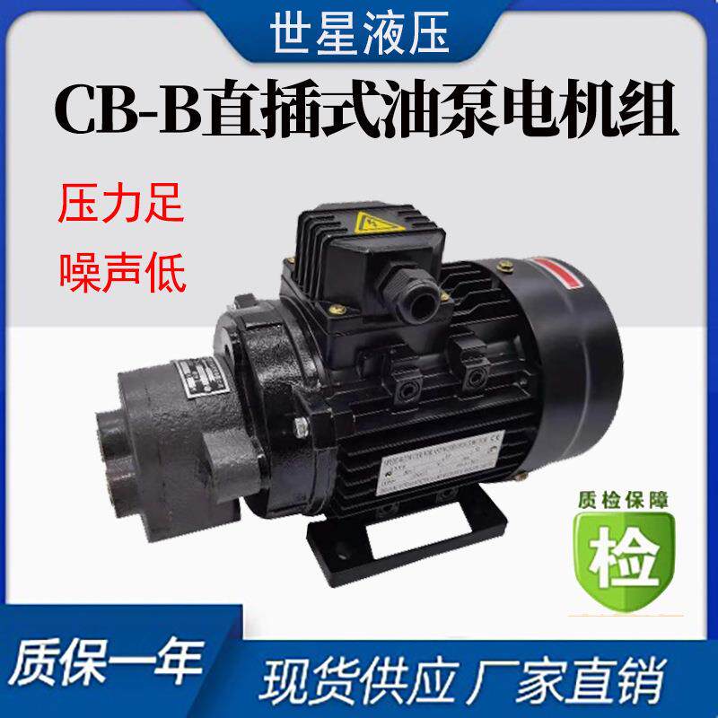 液压油泵电机组CB-B10 0.55KW液压泵总成内轴电机液压站配件系统图片