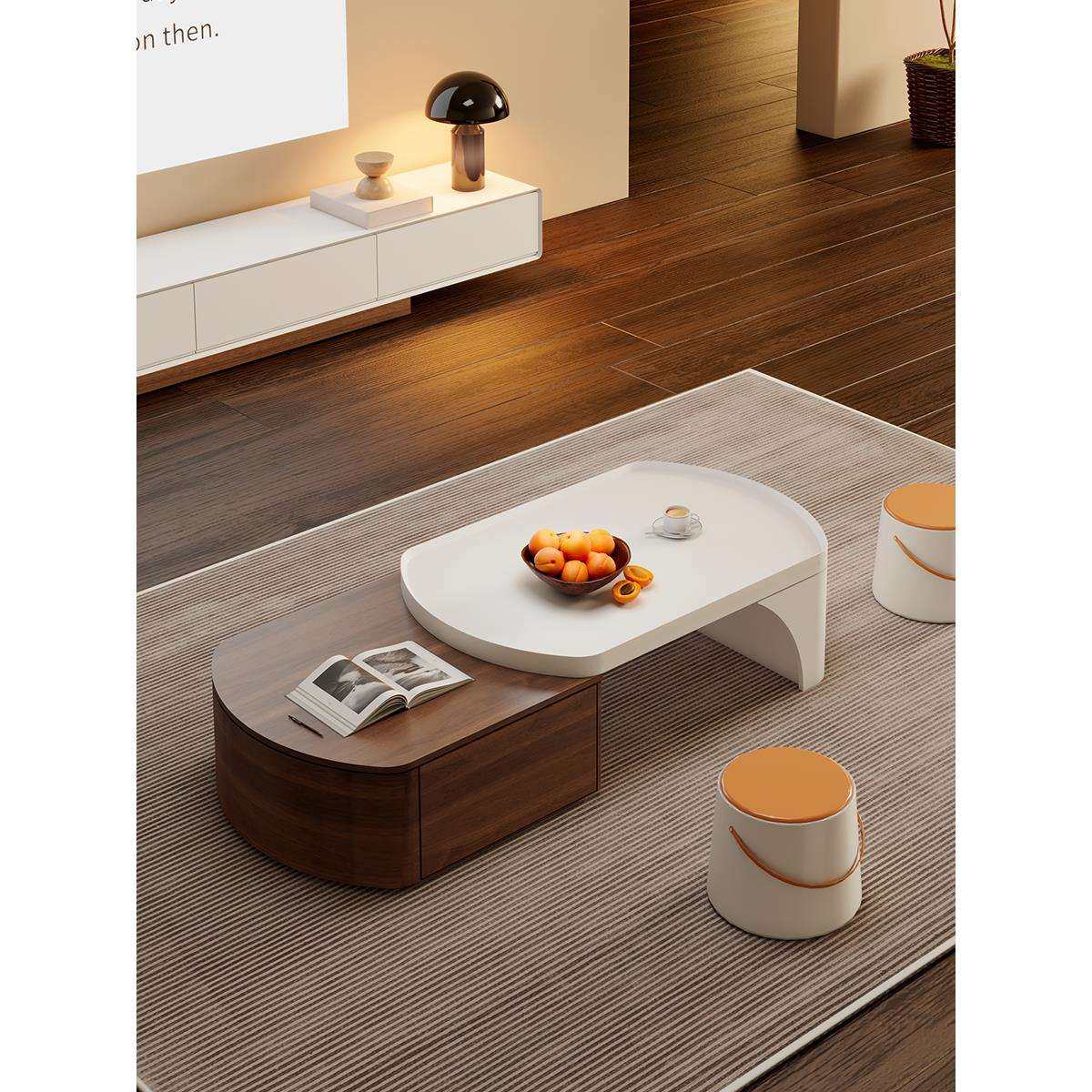 A8T法式可伸缩茶几简约现代多功能桌子小户型客厅家用纯全实木网,模玩/动漫/周边/娃圈三坑/桌游,模型制作工具/辅料耗材,淘宝优惠券,粉丝福利购,淘宝优惠卷