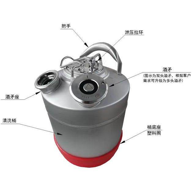 扎啤机清洗桶 啤酒管路清洗 啤酒墙管路 分配器清洗 龙头清洗