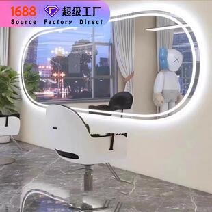 理发店染烫镜台发廊专用美发店镜子网红男士油头馆剪发镜挂墙镜子