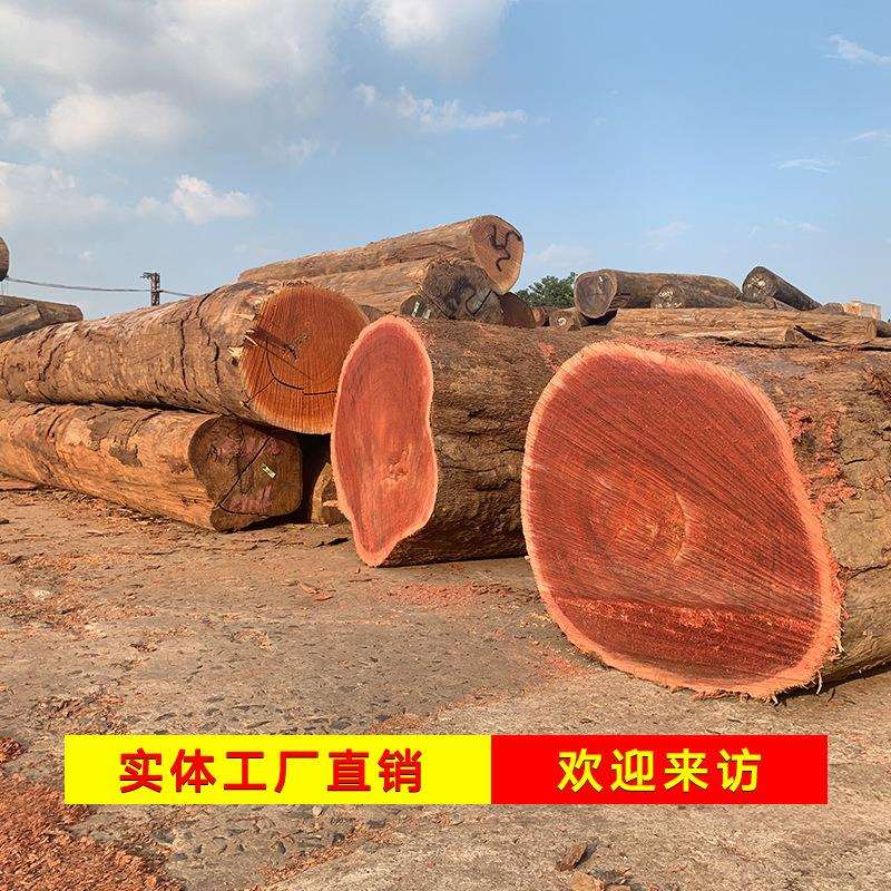 菠萝格防腐木户外地板栏杆扶手材料任意尺寸生产工厂直发实木板