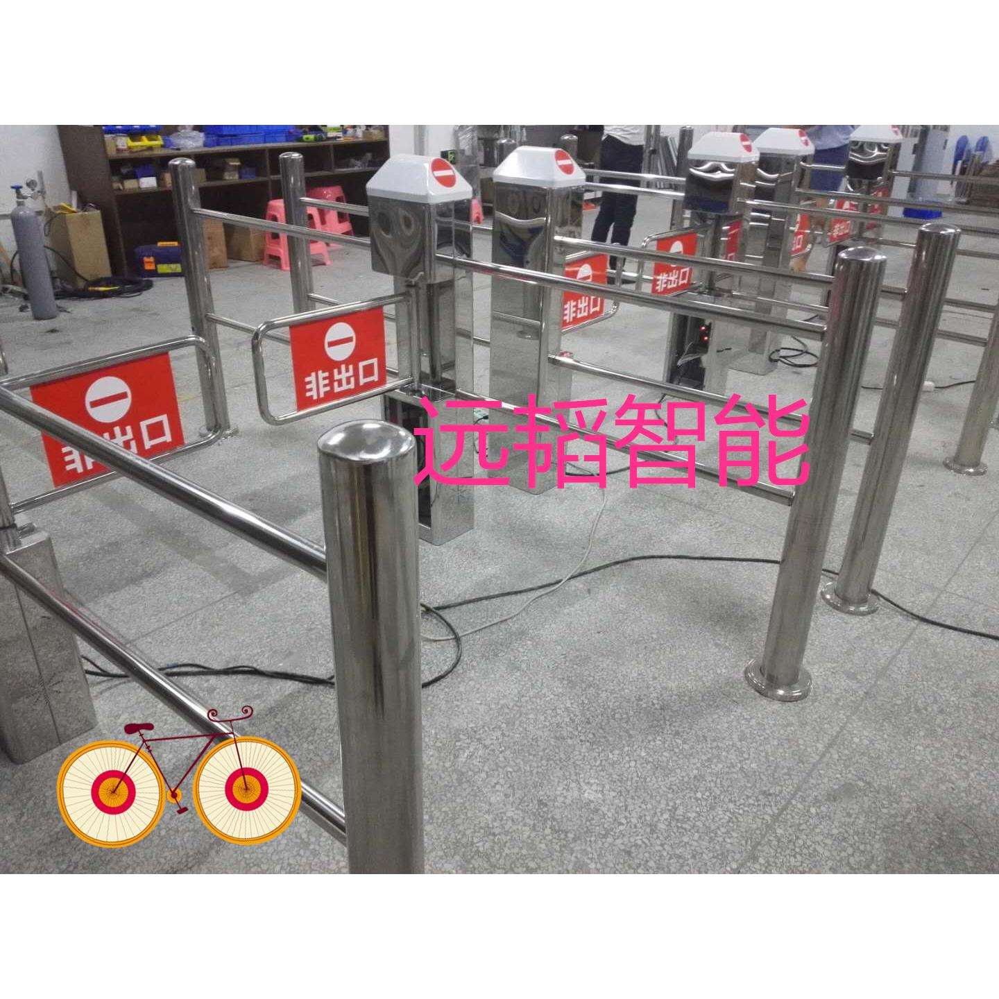 百佳华商场入口自动感应门 超市摆闸单开门 智能摆闸专业厂家