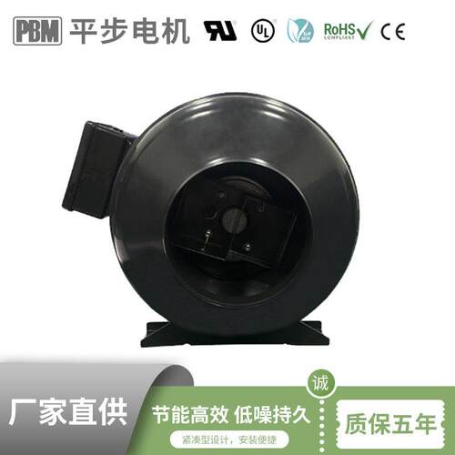 286X306X192mm支持双向等径管道连接配备 外转子电机建筑通风管道