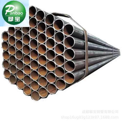 交通告示牌用直缝焊管现货 Q235B大口径焊接钢管 脚手架管黑钢管