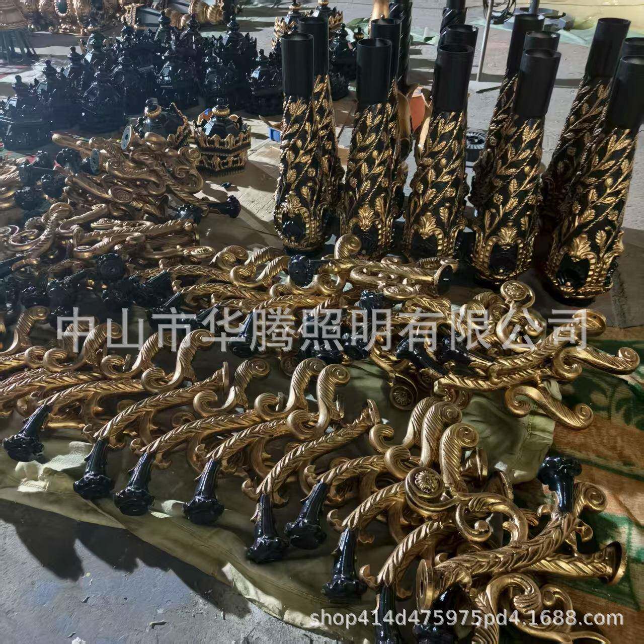 厂家供应跨境铸铝铸铜庭院灯 欧式庭院灯 别墅小区庭院灯 仿古灯