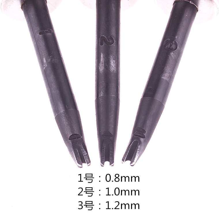 ELLE-KS 手艺皮革工具 绿柄削边器 送研磨棒和砂纸 123号