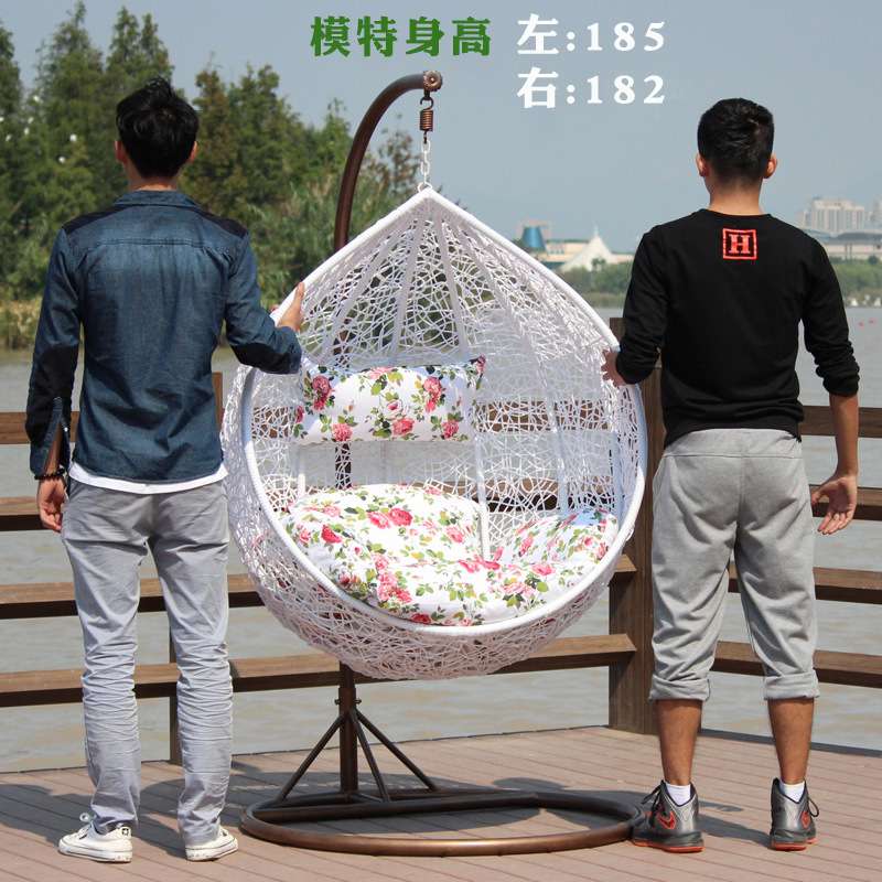 室内阳台鸟巢吊椅户外秋千椅摇篮床吊床吊篮荡秋千庭院摇摇椅铁艺