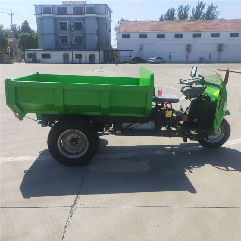 工厂直发新款方向盘式货运电动三轮车 液压自卸工程三轮车