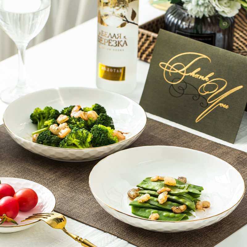 陶瓷盘子菜盘家用2026新款欧式金边可微波窝盘深盘碟子餐盘套装,模玩/动漫/周边/娃圈三坑/桌游,模型制作工具/辅料耗材,淘宝优惠券,粉丝福利购,淘宝优惠卷