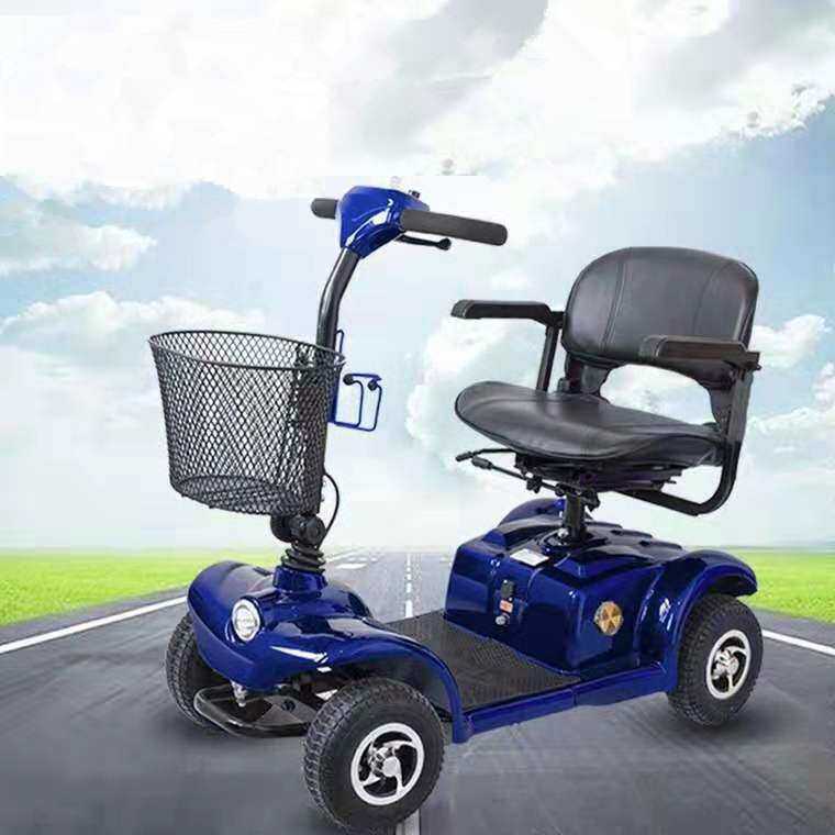 电动轮椅功能新款四轮折叠轻便带座便老年人残疾人代步车自助式